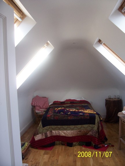 Internal view of the two storey dwelling extension in Glasnevin, Dublin 9